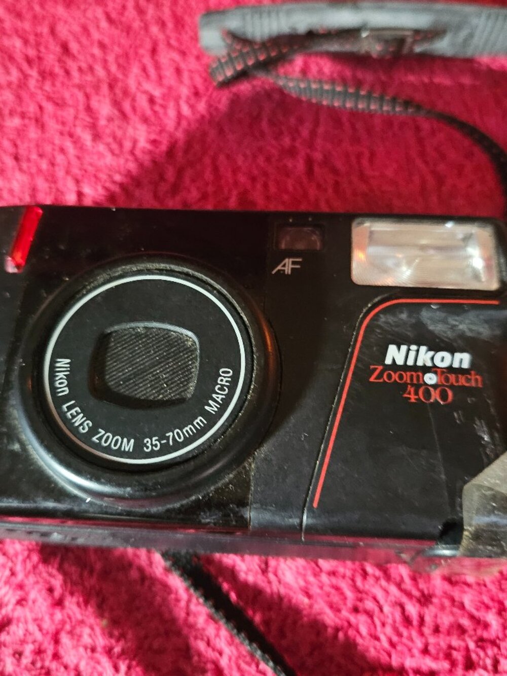 Nikon Zoom Touch 400 Point & Shoot 35mm Film Camera Untested